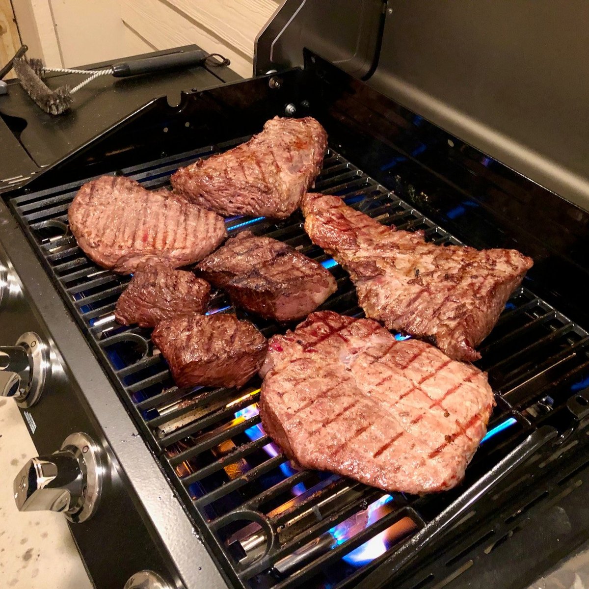Steaks on the BBQ
